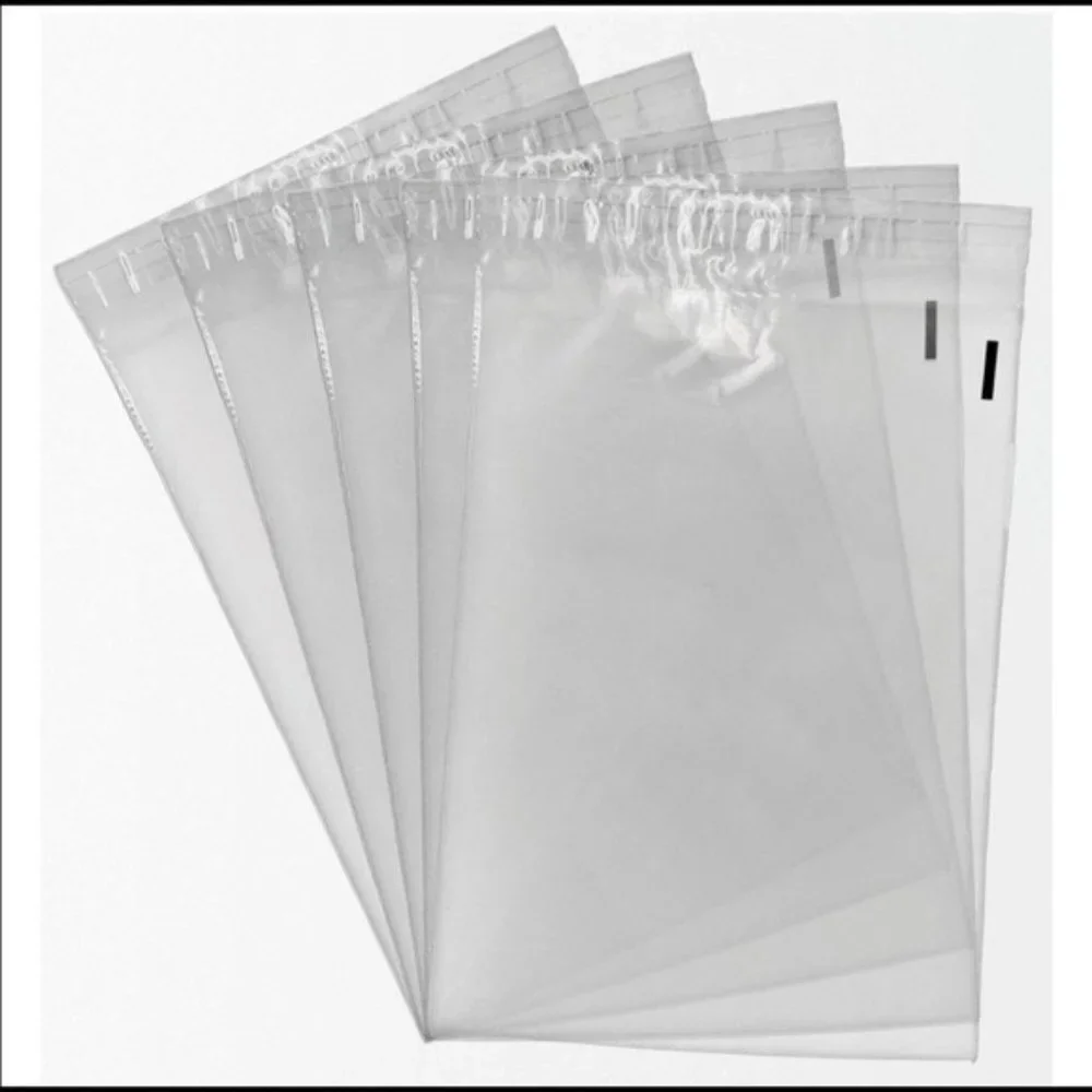 25 12x15.5 clear storage self seal bags